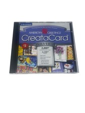 Vtg Br derbund American Greetings CreataCard Silver 8 Disc  Appears  Excellent