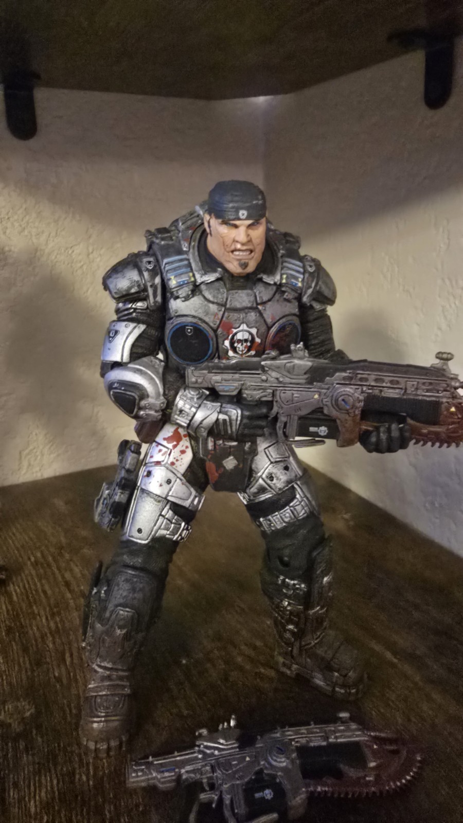 NECA Marcus Fenix Gears of War Series 2 Action Figure 2008 Player Select
