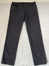 Lululemon Men's Size 38X35 ABC Pant Classic Warpstreme Gray M5468T