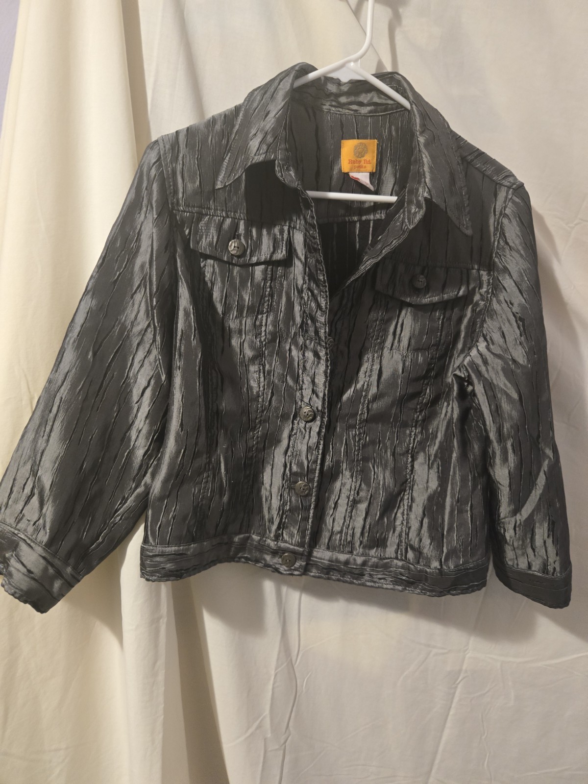 Ruby Rd Jacket 12 Petite Button Front Womens Shor… - image 1