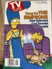 The Simpsons  TV Guide. Complete Set of 4 Collector Covers Jan 3-9 1998 Cartoon