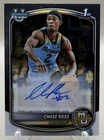 2025-26 Bowman 1st Chrome CHASE ROSS #CPA-CR CHROME AUTOGRAPH Marquette Uni Auto