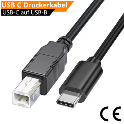USB Druckerkabel USB A auf USB B Scannerkabel Drucker Kabel Brother Hp Epson SW