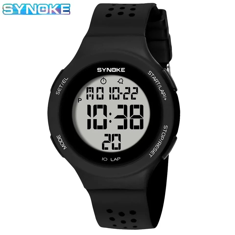 Women'S Watches Thin Swim Waterproof Digital Sport Watch for Men LED