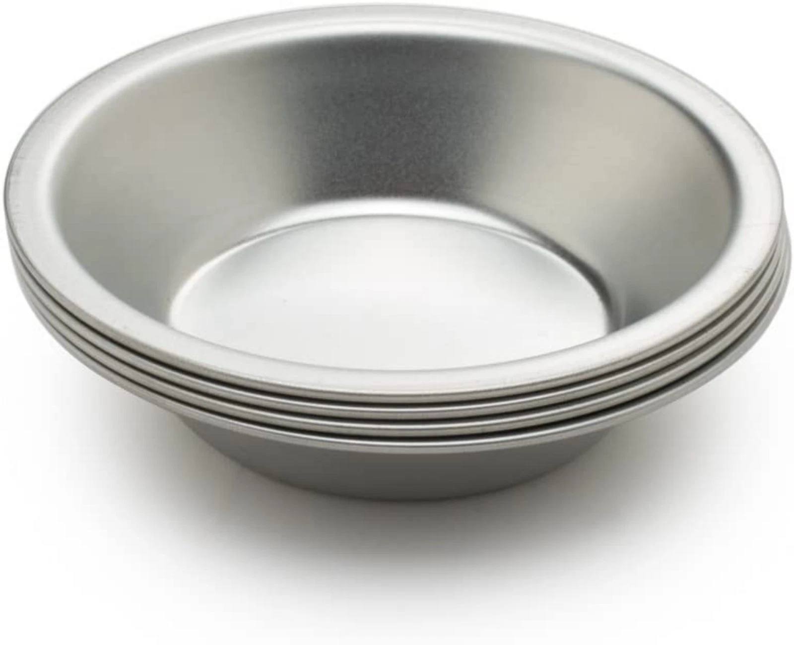 Fox Run Set of 4 Tinplated Steel 5 Inch Pie Pans (2-Pack)
