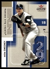 Mike Sweeney 2004 Fleer Genuine Insider #38 Royals MLB READ FREE SHIPPING