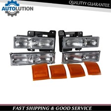 Pair Headlights Left Right For 1994-99 Chevy C1500 C2500 Suburban K1500 K2500 Pair Headlights Left Right For 1994-99 Chevy C1500 C2500 Suburban K1500 K2500