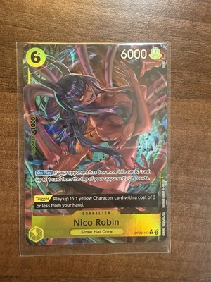 Nico Robin [Alternate Art] OP09-107 from Emperors In The New World () – Pokémon card