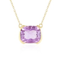 Cavill Collier Amethyst 3,6Ct Lavendel 925 Silber Vergoldet Damen