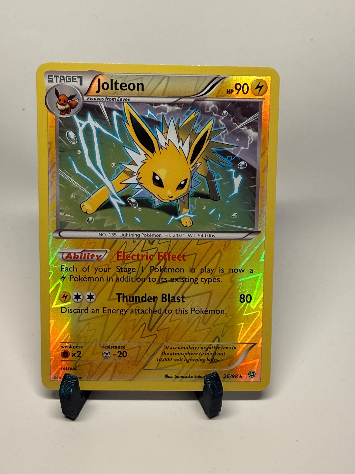 Jolteon 26/98 XY - Ancient Origins Holo Rare Reverse Holo Pokemon TCG NM