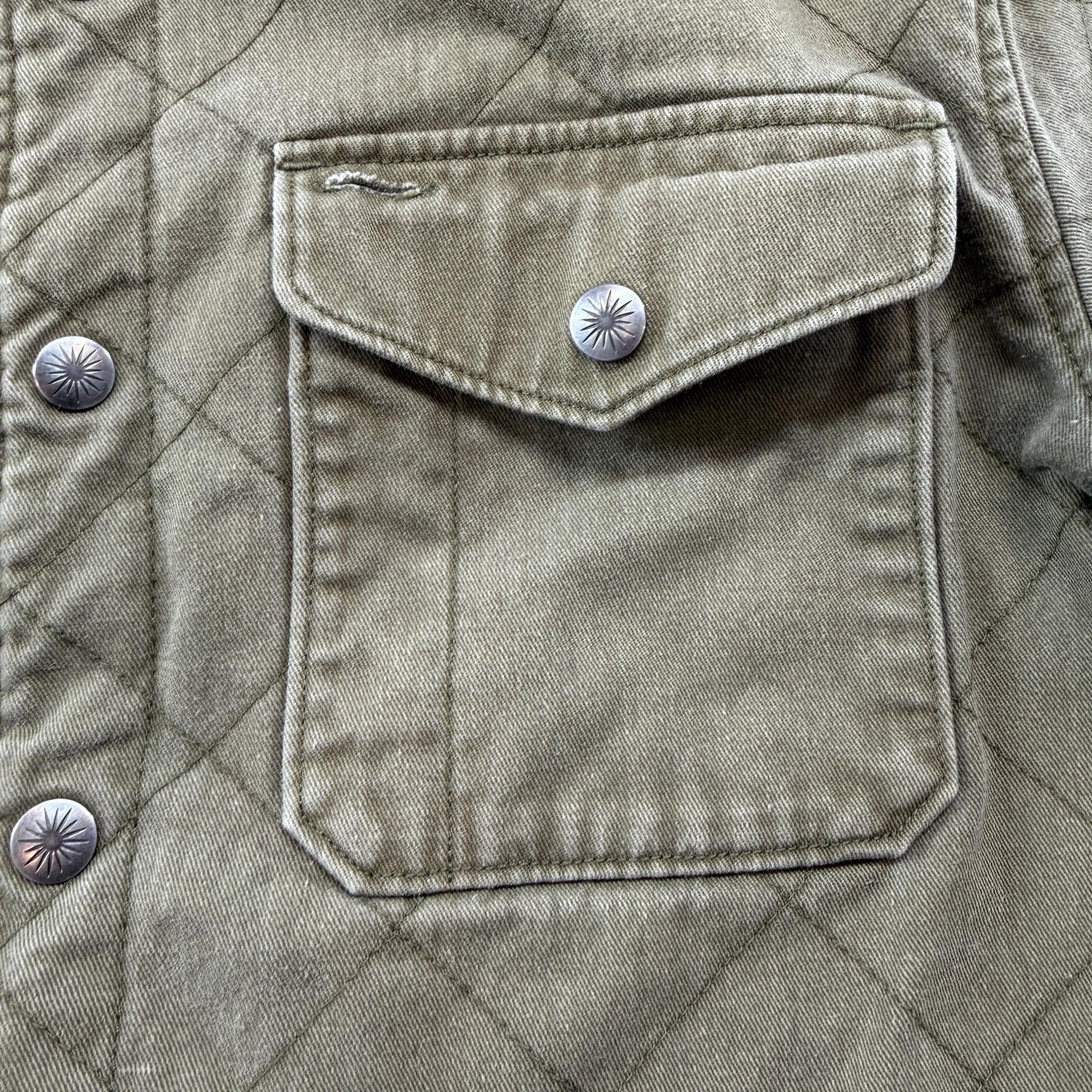 Faherty Jacket Mens Small Multicolor Reversible Q… - image 7