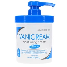 Vanicream Moisturizing Skin Cream with Pump Dispenser 16 oz