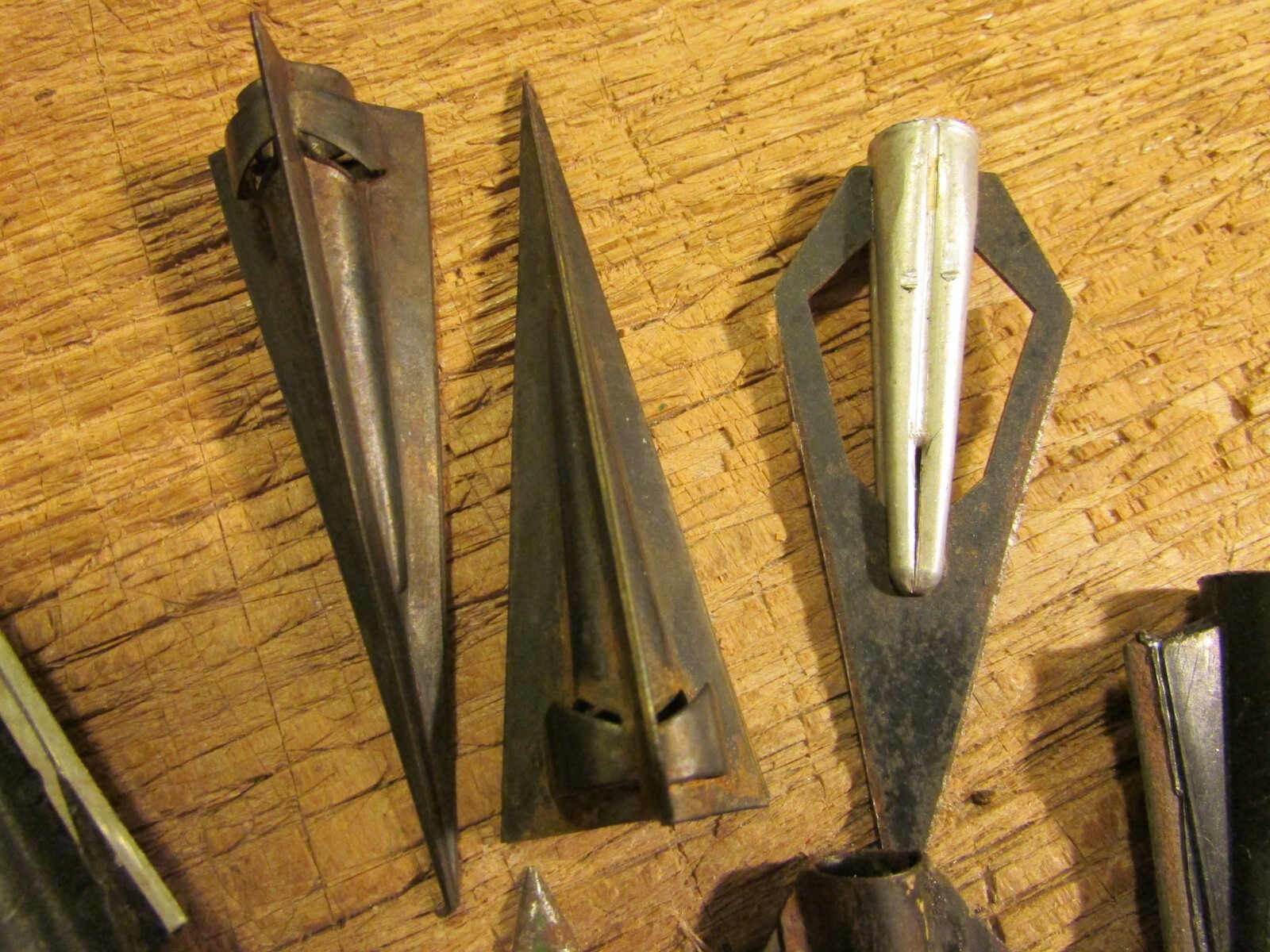 Lot x14 Vintage Archery Broadheads, Zwickey/Bigras/Hilbre/Bowlo/Grizzly