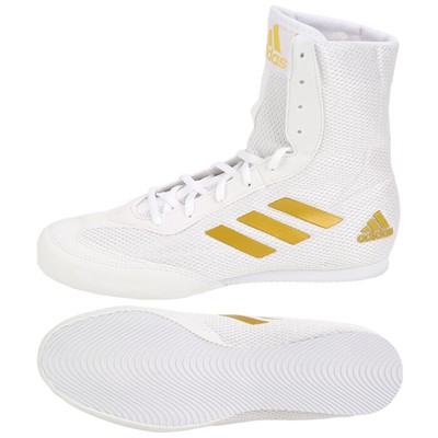 adidas box hog white gold