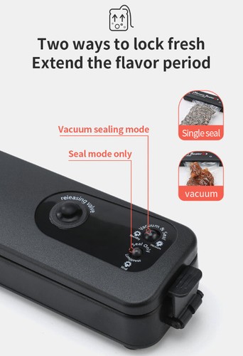 Vacuum Sealer Machine Food Preservation Storage Saver Automatic With Seal Bag - Picture 14 of 27