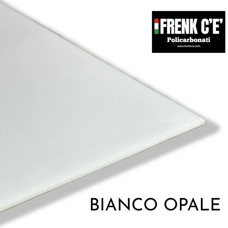 LASTRA POLICARBONATO COMPATTO TRASPARENTE - BRONZO - OPALE BIANCO, fino a 3 mt. - Immagine 4 di 4