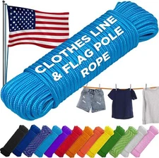 Rope – 1/4” & 3/8” – 90 FT | 150 FT – Strong All-Purpose Utility Rope – C
