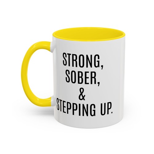 Sobriety Coffee Mug, Stepdad Gift, Ceramic Cup, AA Mug, Sober Anniversary - Picture 28 of 65