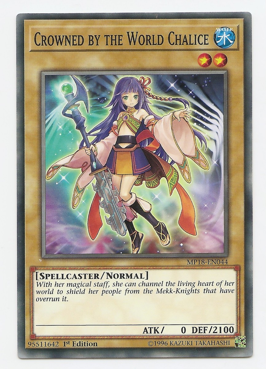 Crowned by the World Chalice MP18-EN044 Common Yu-Gi-Oh Card 1st