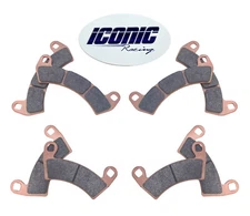 Sintered Front & Rear Brake Pad Set for Polaris RZR XP Turbo / 4 / S (not S 4)