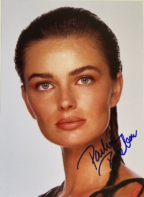 13) Paulina Porizkova signiert Model Foto original signed autograph Autogramm