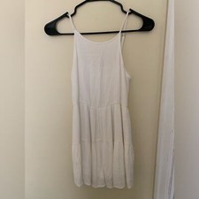 Abercrombie kids girls white flowy romper size 11/12