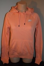 Nike Sportswear Womens Essential Hoodie Fleece Pullover Crimson BV4124-694 Sz XS