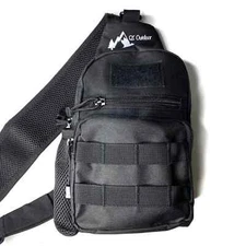 Tactical Chest Bag Backpack Cross Body Pouch Military Sling Shoulder Fanny Pack 