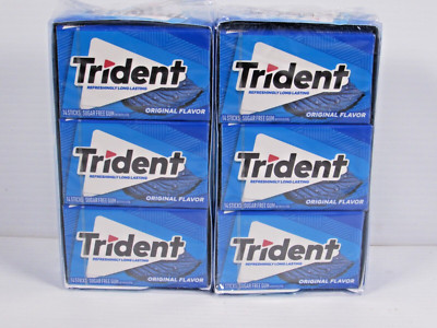 Trident Original Sugar Free Gum, 24 Packs of 14 Pieces 336 Total Pieces