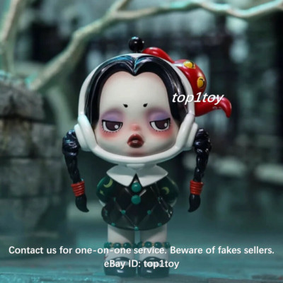 POP MART x SKULLPANDA WEDNESDAY アメリカ限定 POP MART x SKULLPANDA The Addams Family Quiet Wednesday Mini