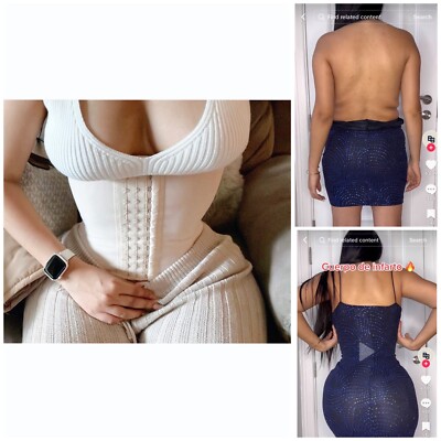 waist trainer for backless dress Extreme - viral Hourglass Curves Shapewear / Cinturilla Extrema Color:Rumba Red this Colombian waist trainer hello15 AX Paris Black Velvet