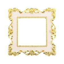Gold Silver Wall Sticker Light Switch Cover Home Decor Surround Socket Frame