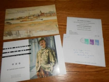 JOHN DUGDALE PAINTINGS PROMO BROCHURE & INVITE 1995 MIDHURST UK ART EXHIBITION 