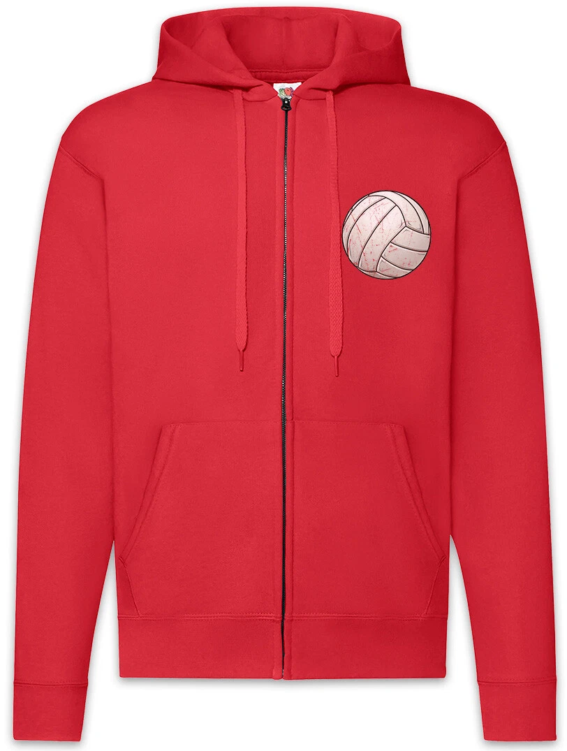 Volleyball I Zipper Hoodie Player Passion Love Addiction Ball Court Field