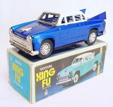 China MF-083 CHEVROLET BELL-AIR 56 XING FU Tin Friction 16.5cm Car MIB 76 RARE 