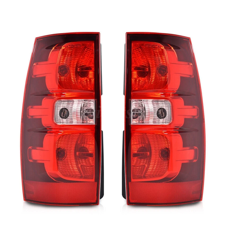 Pair Tail Lights Rear Brake Lamps Set for 07-14 Chevy Tahoe /Suburban Left Right - Image 3 of 4