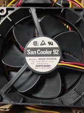 Sanyo 9A0912H4D06 DC12V 0.21A 9CM 3-Wire High Airflow Cooling Fan