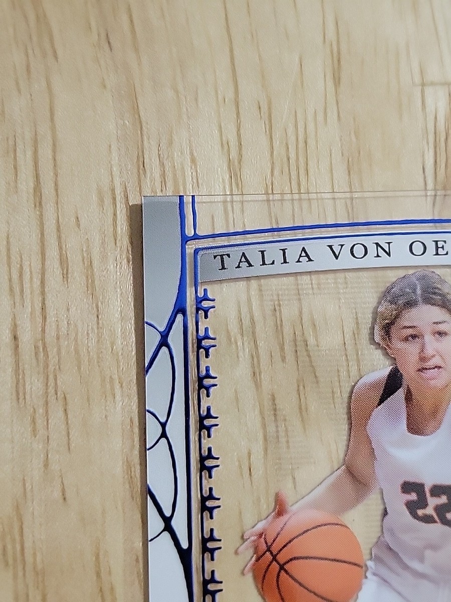 2023 Leaf Trinity TALIA VON OELHOFFENN Clear Blue Autograph