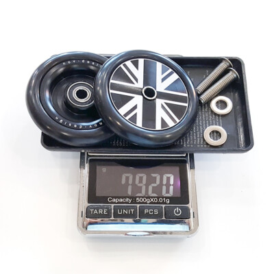 nov wheel (Union Jack) Black light weight easy wheel for Brompton