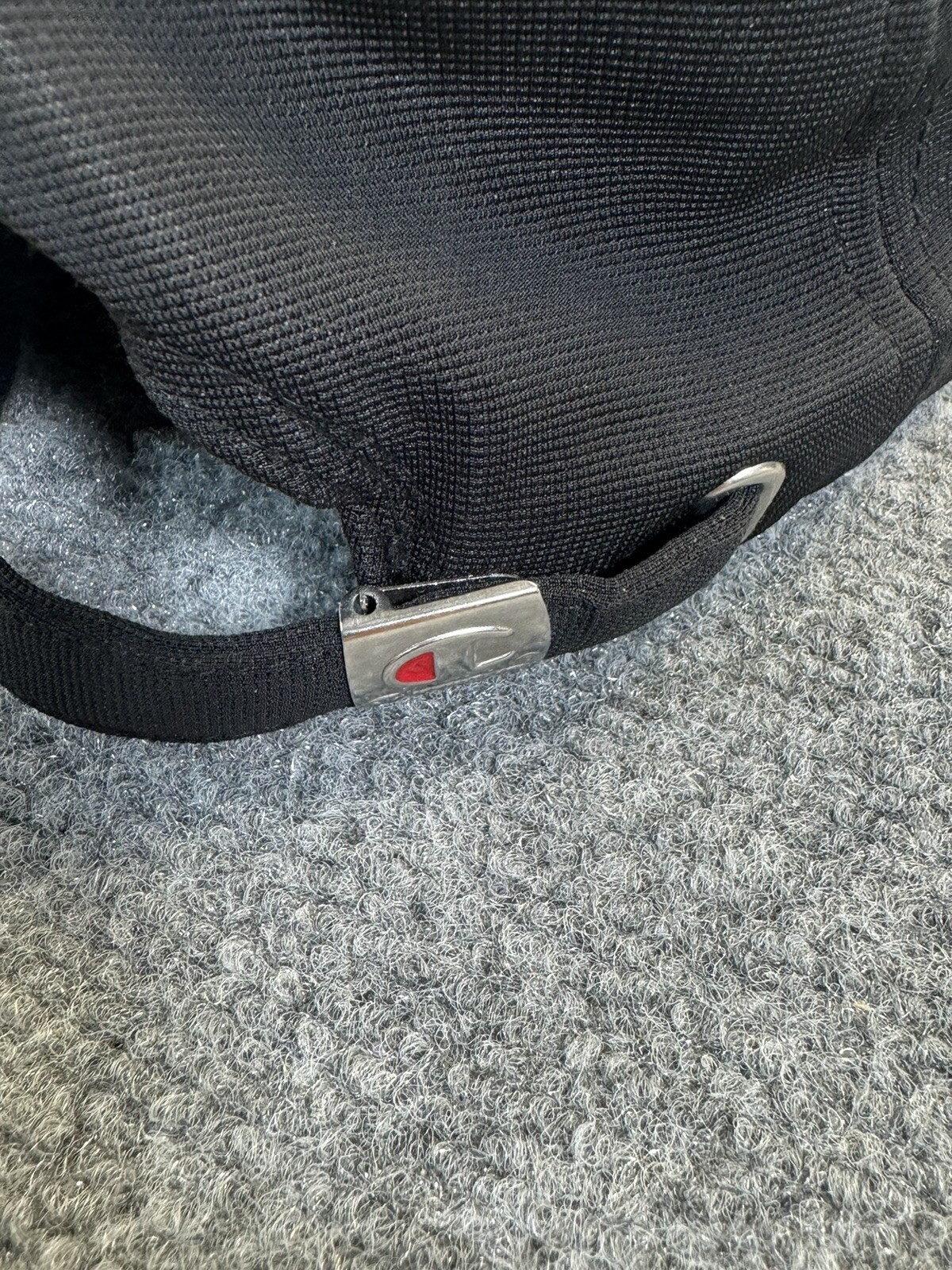 Champion Black Solid Adjustable Strapback Basebal… - image 4