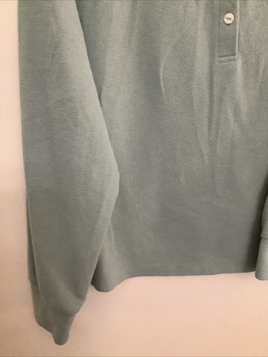 Victoria’s Secret Long Sleeve Tee in Mint Women’s Size Medium Embroidered Logo - Picture 12 of 21