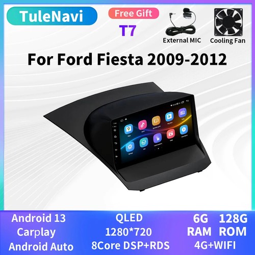 For Ford Fiesta 2009-2017 Stereo CarPlay Car Radio Android GPS Multimedia Player - Picture 27 of 40