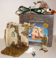 2002 - 5" FONTANINI VILLAGE - LIGHTED COURTYARD & ACCESSORIES 55542