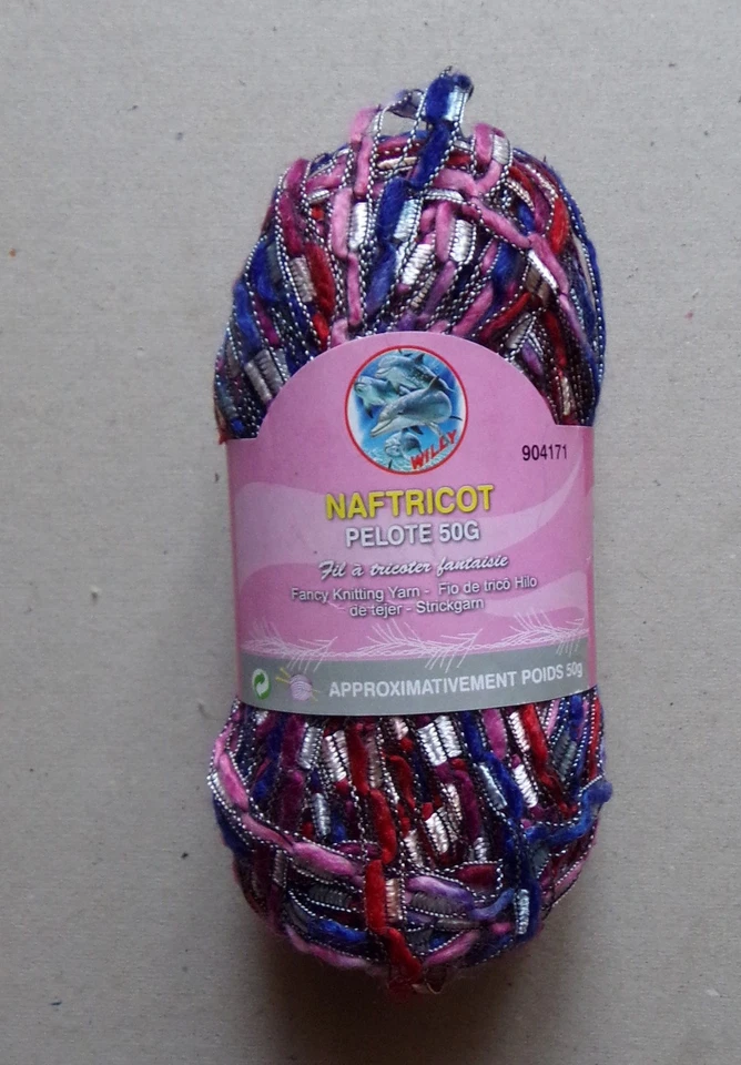 § pelote FIL A TRICOTER fantaisie NAFTRICOT multicolore - Photo 1/1