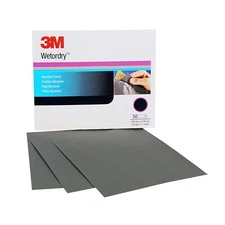 3M Wetordry™ Abrasive Sheet Sandpaper,  (220-2500 Grit) (50 Sheets)