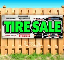 TIRE SALE Advertising Vinyl Banner Flag Sign Many Sizes Available USA MECHANIC