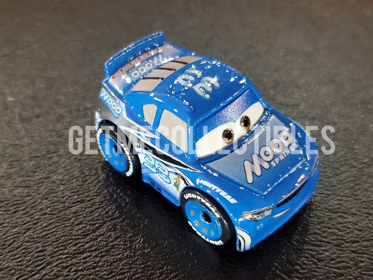 DISNEY PIXAR CARS MINI RACERS DUD THROTTLEMAN MOOD SPRINGS BOX 42