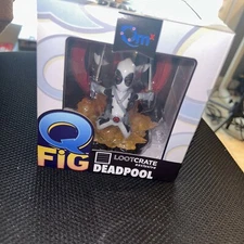 Quantum Mechanix Marvel Deadpool (Gray) Q-Fig Vinyl Figure Loot Crate Excl B27