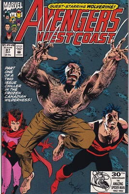 AVENGERS WEST COAST Vol. 2 #87 October 1992 MARVEL Comics - Morningstar - Bild 1 von 2