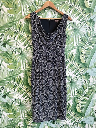 Phase Eight black and white patterned dress size 8 - Picture 5 of 8